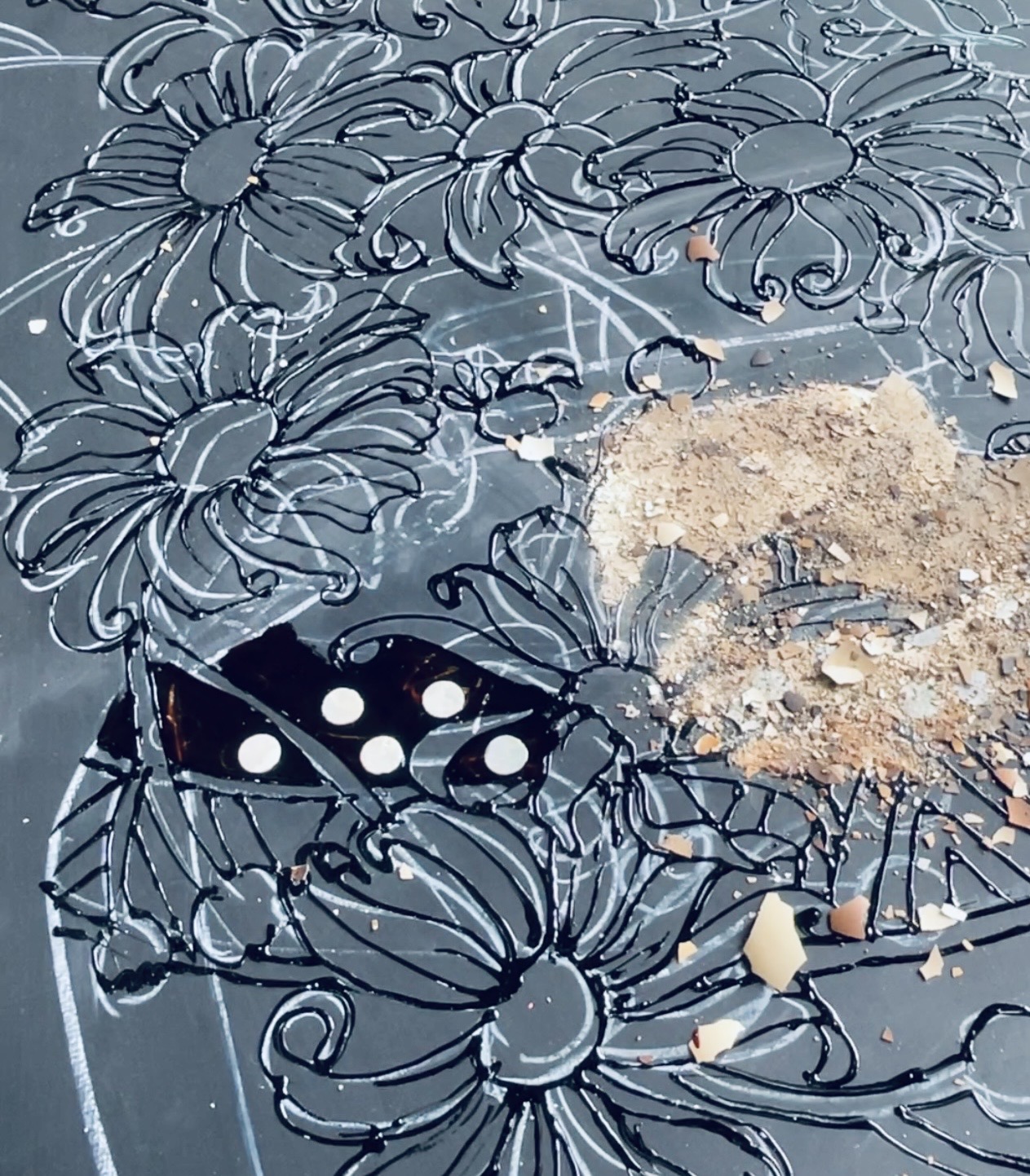 Vietnamese lacquer painting process
